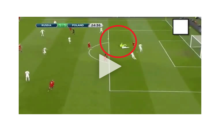 BŁĄD Grabary i gol dla Rosji U21 [VIDEO]